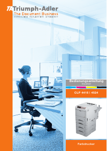 Bedienungsanleitung Triumph-Adler CLP 4416 Drucker