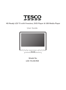 Bruksanvisning Tesco LCD19-230-P-ROI LCD TV