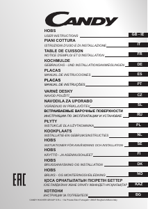 Brugsanvisning Candy CH64 C/2 Kogesektion