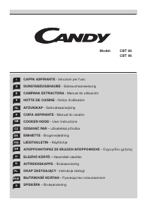 Manual de uso Candy CCT 97X Campana extractora