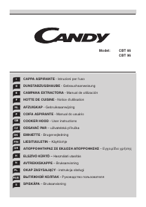 Instrukcja Candy CCT 97 W Okap kuchenny