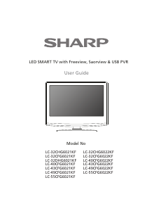 Handleiding Sharp LC-40CFG6021KF LED televisie