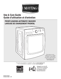 Bruksanvisning Maytag MHW3000BW Maxima X Tvättmaskin