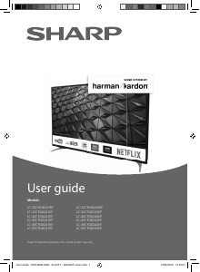 Manual Sharp LC-32CFG6241KF LED Television