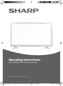 Manual Sharp LC-55UI7252K LED Television