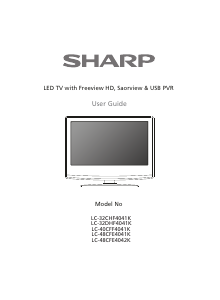 Handleiding Sharp LC-32CHF4041K LED televisie