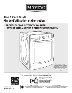 Manual Maytag MHW8100DC Maxima Washing Machine