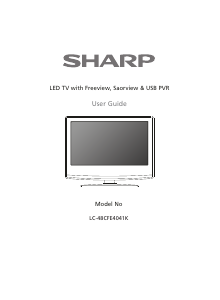 Handleiding Sharp LC-48CFE4041K LED televisie