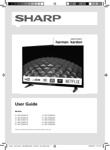 Manual Sharp LC-48CFE6001K LED Television