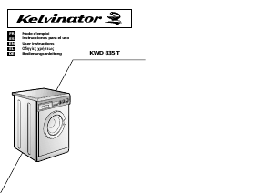 Handleiding Kelvinator LB KWD 835 T Was-droog combinatie