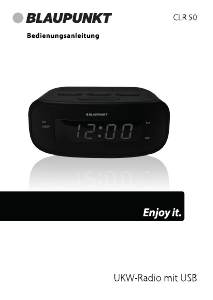 Bedienungsanleitung Blaupunkt CLR 50 Uhrenradio