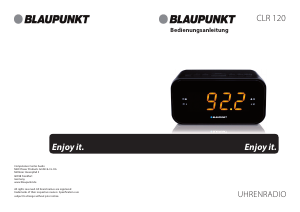 Bedienungsanleitung Blaupunkt CLR 120 Uhrenradio