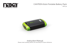 Manual Naxa NAP-30 Portable Charger