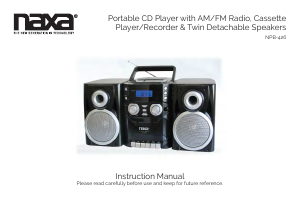 Manual Naxa NPB-426 Stereo-set