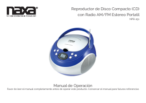Manual de uso Naxa NPB-251 Set de estéreo