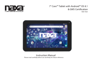 Handleiding Naxa NID-7020 Tablet