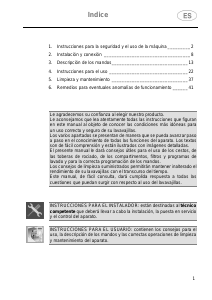 Manual de uso Smeg LVS2125SXES Lavavajillas