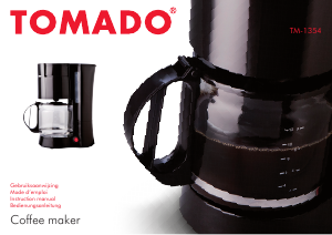 Mode d’emploi Tomado TM-1354 Cafetière