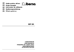 Manuale Iberna LS IDF 80 Lavastoviglie