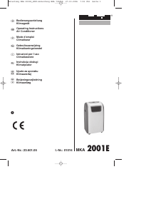 Brugsanvisning Einhell MKA 2001 E Varmepumpe