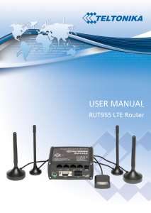 Manual Teltonika RUT955 Router