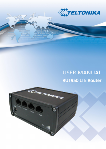 Manual Teltonika RUT950 Router