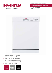 Mode d’emploi Inventum VVW7020 Lave-vaisselle