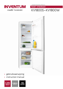 Manual Inventum KV1800S Fridge-Freezer