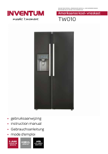 Manual Inventum TW010 Fridge-Freezer