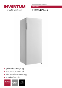 Manual Inventum EDV142A++ Freezer