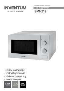 Manual Inventum BMN21S Microwave