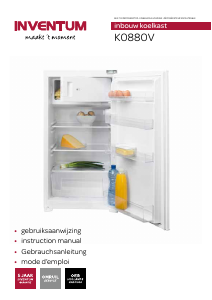 Manual Inventum K0880V Refrigerator