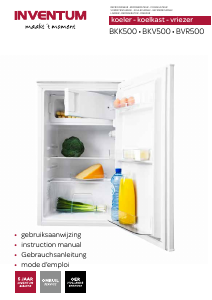 Manual Inventum BKK500 Refrigerator