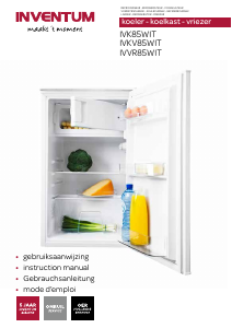 Manual Inventum IVKV85WIT Refrigerator