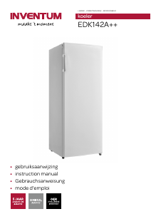 Manual Inventum EDK142A++ Refrigerator