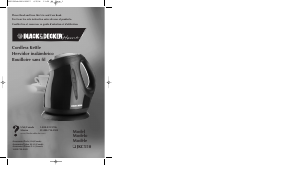 Manual Black and Decker JKC550 Kettle