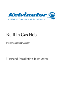 Manual Kelvinator KHG640SS2 Hob