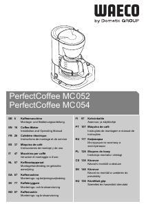 Bedienungsanleitung Waeco PerfectCoffee MC054 Kaffeemaschine