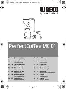 Mode d’emploi Waeco PerfectCoffee MC01 Cafetière