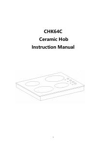 Handleiding Candy CHK64C Kookplaat