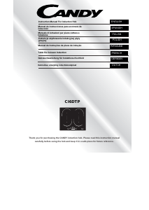 Handleiding Candy CI 6D TP Kookplaat