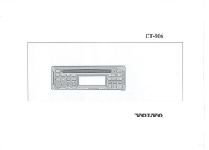 Handleiding Volvo CT-906 Autoradio