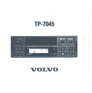 Handleiding Volvo TP-7045 Autoradio
