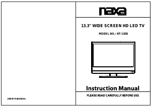 Handleiding Naxa NT-1308 LED televisie