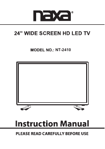 Handleiding Naxa NT-2410 LED televisie