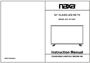Handleiding Naxa NT-3202 LED televisie