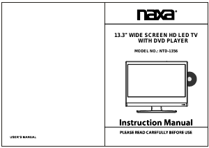 Handleiding Naxa NTD-1356 LED televisie