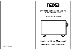 Handleiding Naxa NTD-2456 LED televisie