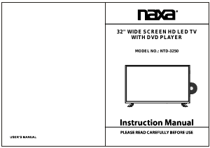 Handleiding Naxa NTD-3250 LED televisie