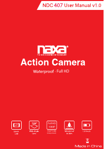 Bruksanvisning Naxa NDC-407 Actionkamera